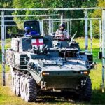 Українські військові проходять навчання на нових броньованих санітарних машинах ACSV 8×8